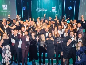 Winners of Lloyds Bank British Business Excellence Awards, coming together for a group photo.