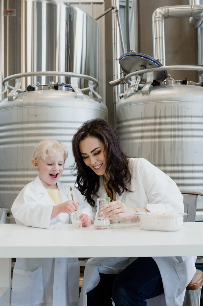 Christine and her granddaughter.