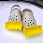 Michael Satterlee's the Teen inventor who creates tiny yellow snowploughs for 'Crocs' that goes viral on social media.