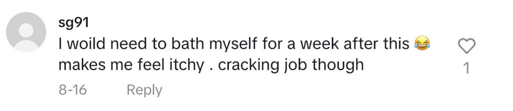 Social media comment on the post of Meet the cleaner who turned his passion into a lifeline for hoarders. From rats to cluttered rooms, he transforms homes and helps clients regain dignity.