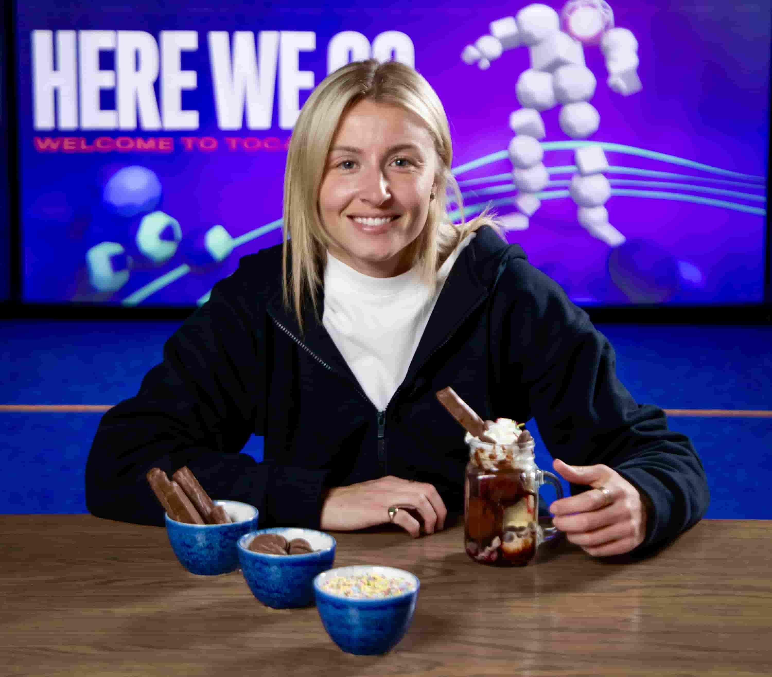 England skipper Leah Williamson launches The Captain’s Choice ice cream sundae at TOCA Social ahead of the Women’s EURO 2025 - with £1 per sale going to charity.