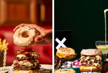 Restaurant Chain Launches Bizarre Burger With Meat Patty And Vanilla Glaze Doughnut 'bun'