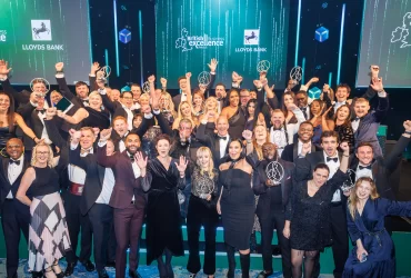 Winners of Lloyds Bank British Business Excellence Awards, coming together for a group photo.