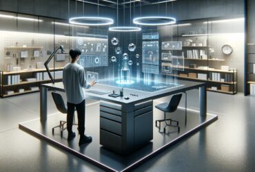 Augmented Reality (AR) offices concept design.