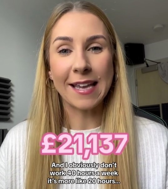 the micro-influencer on TikTok, Kat Leech, shares her journey to earning over £20,000 a year despite her modest following, offering tips for aspiring content creators.