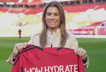 Queenie Porter aims to become a top executive in women's sports with WOW HYDRATE, landing major deals like with Manchester United, and supporting grassroots and women's games.