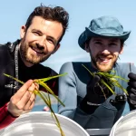 Inventors Sam Rogers and Ed Towler unveil an underwater "lawn mower" to collect seagrass seed pods, helping restore vital marine habitats. Crowdfunding nearly 75% funded.